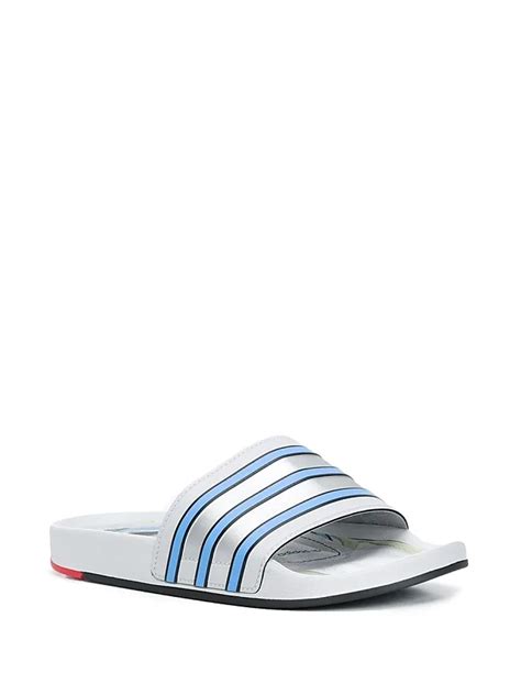 adidas adilette core damen silber|Adidas Adilette slides.